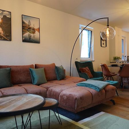 Design-Apartment I Direkt Im Zentrum I Boxspring I Nespresso I Terrasse Mit Garten I Parkplatz Bad Krozingen Buitenkant foto